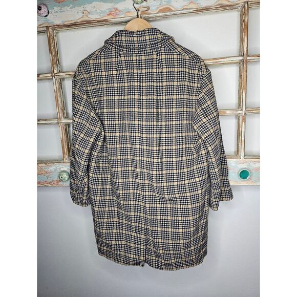 M.I.H Tweed Double Breasted Coat with pockets size Large - Picture 14 of 15